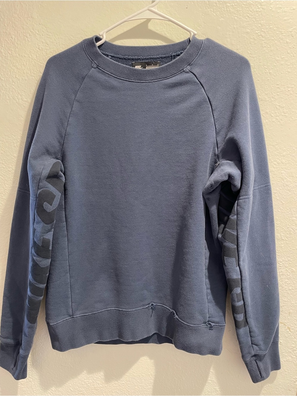 Nike SB Blue Crew Neck Pullover Graphic Print Sweatshirt Men's Size S